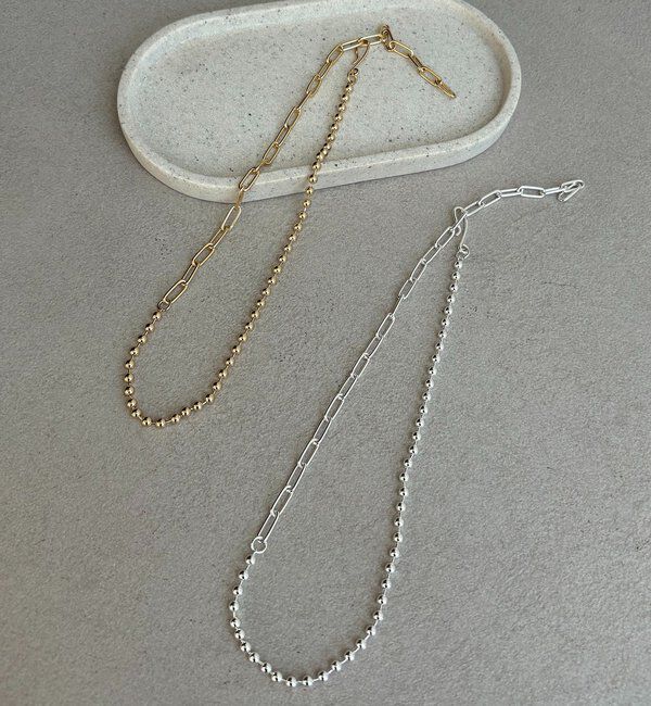  「〈GOLDY/ゴールディ〉ボールチェーンMIXネックレス」|リング|