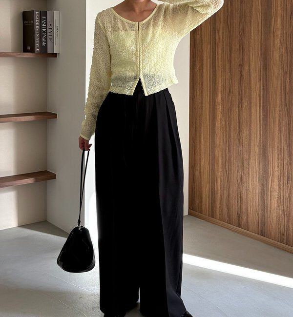  「【mana企画】シャーリングホックブラウス」|シャツ・ブラウス|