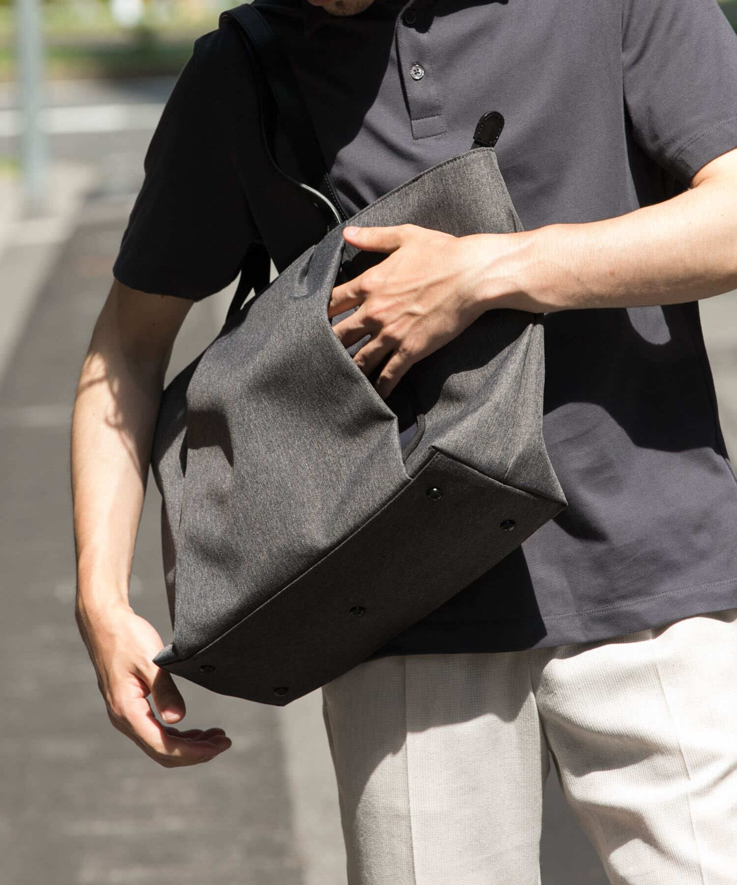 RODE SKO「撥水タックトートバッグ」|トートバッグ|