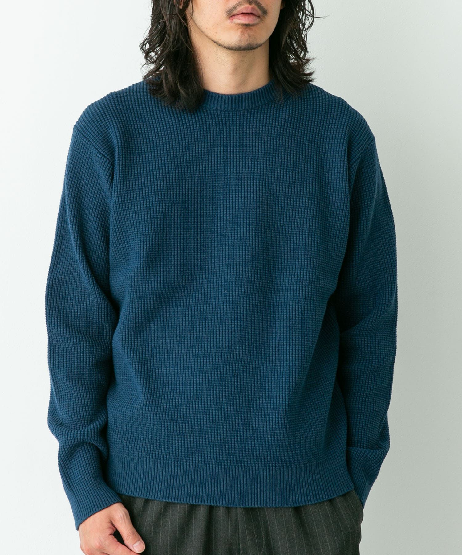 Sonny Label 「ウォッシャブルワッフルニットプルオーバー」|ニット・セーター|