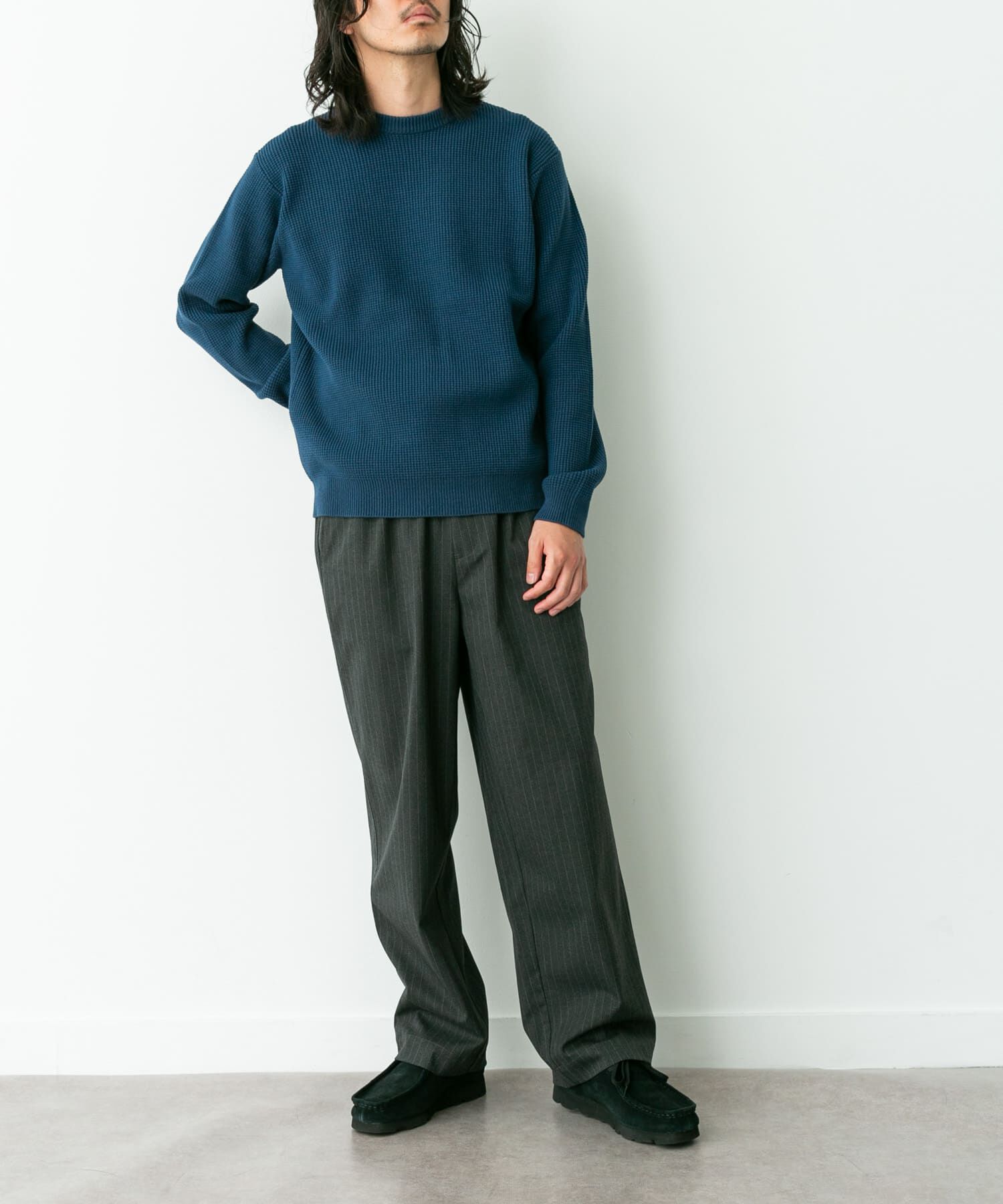 Sonny Label 「ウォッシャブルワッフルニットプルオーバー」|ニット・セーター|