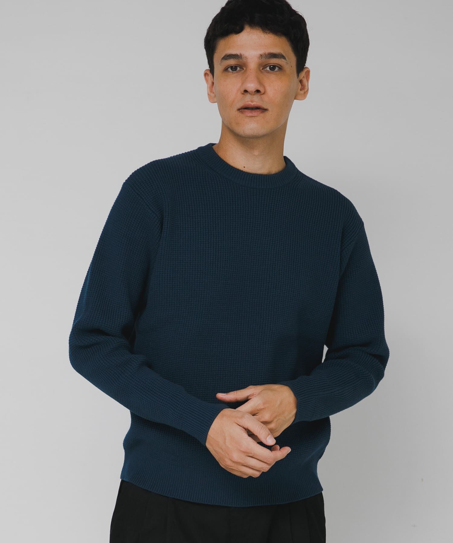 Sonny Label 「ウォッシャブルワッフルニットプルオーバー」|ニット・セーター|