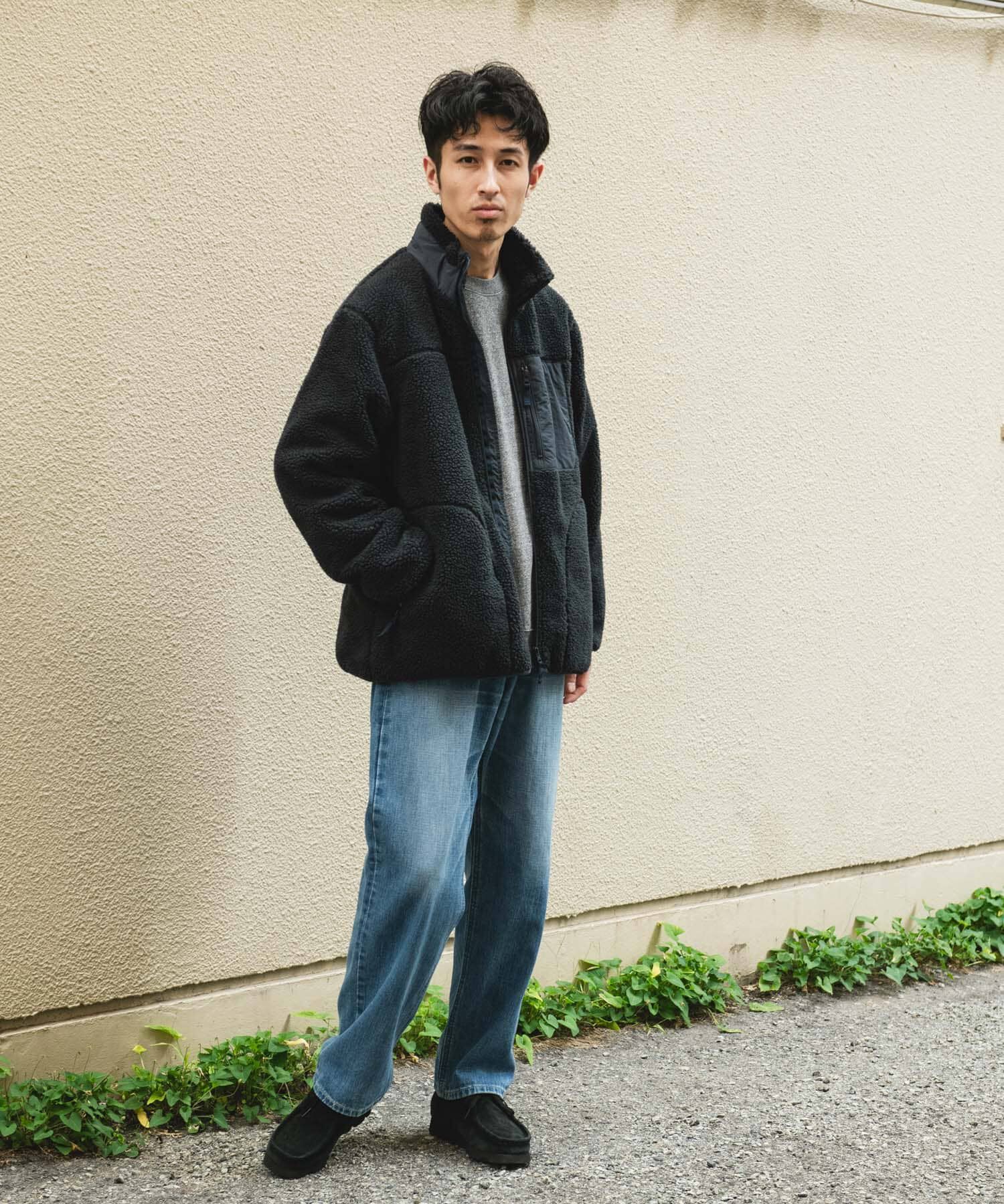 URBAN RESEARCH DOORS「URD防風ボアジップブルゾン」|ブルゾン・スタジャン|