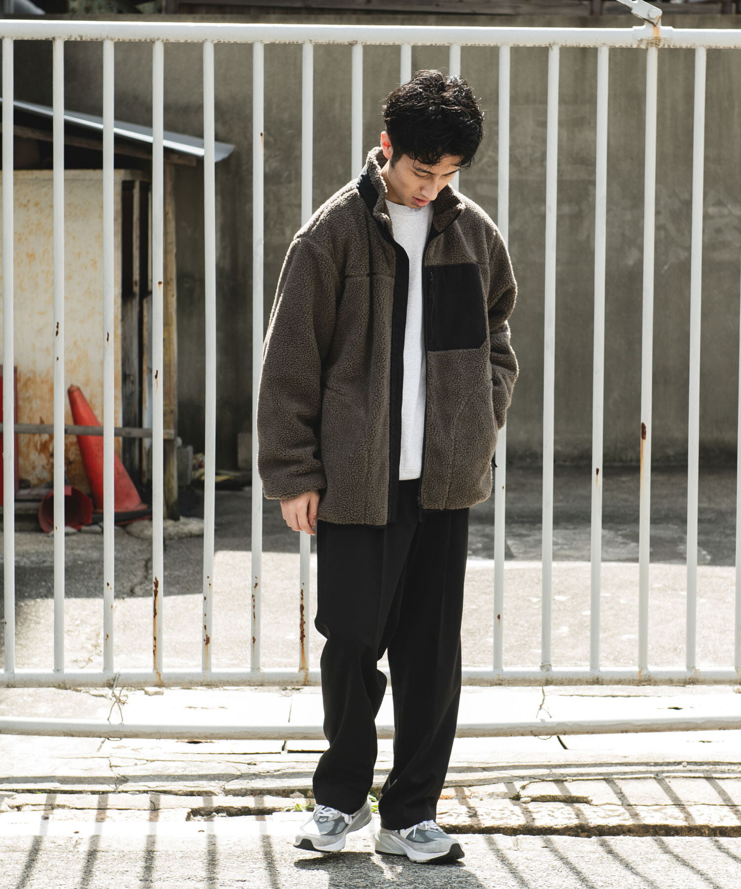 URBAN RESEARCH DOORS「URD防風ボアジップブルゾン」|ブルゾン・スタジャン|