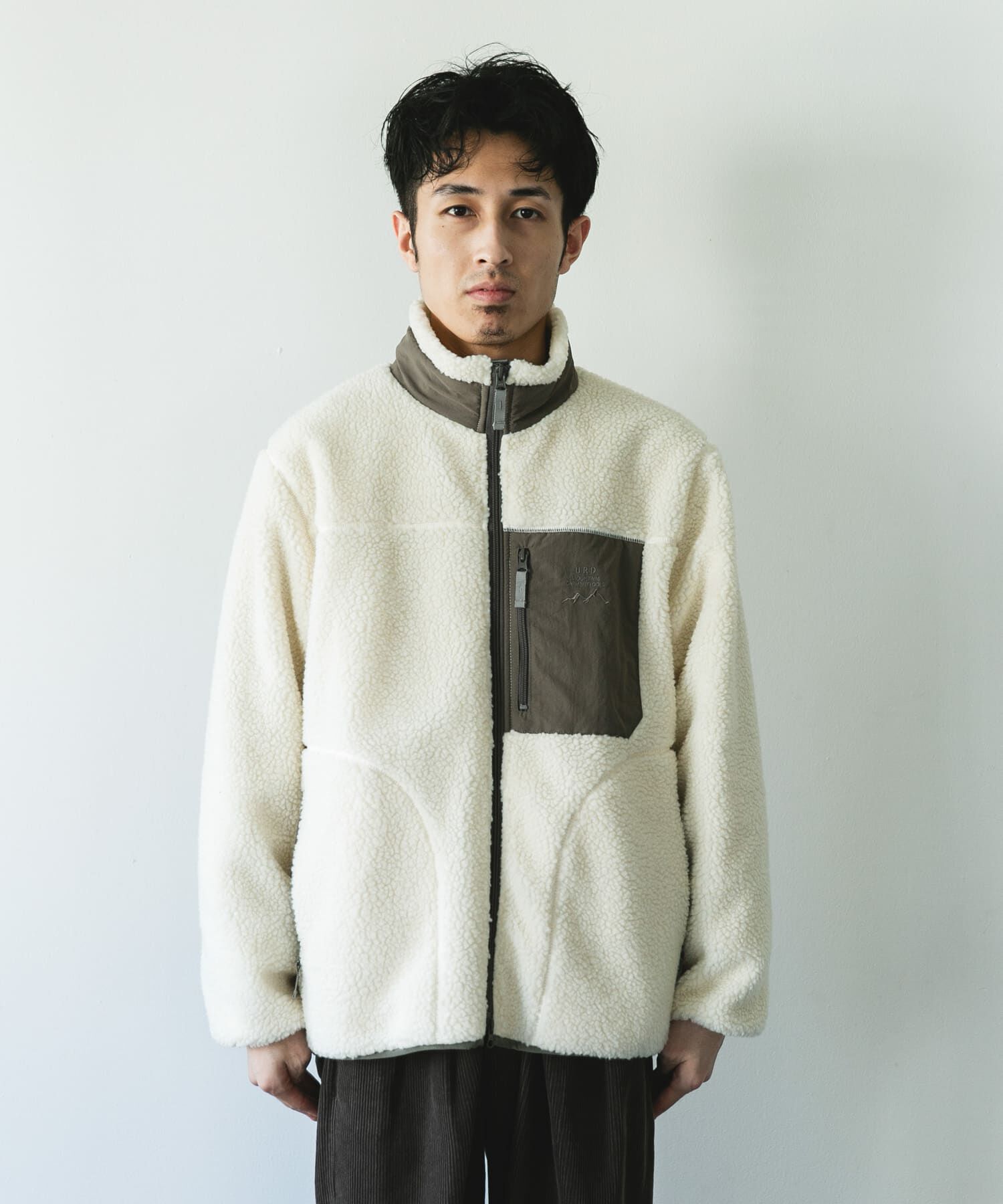 URBAN RESEARCH DOORS「URD防風ボアジップブルゾン」|ブルゾン・スタジャン|