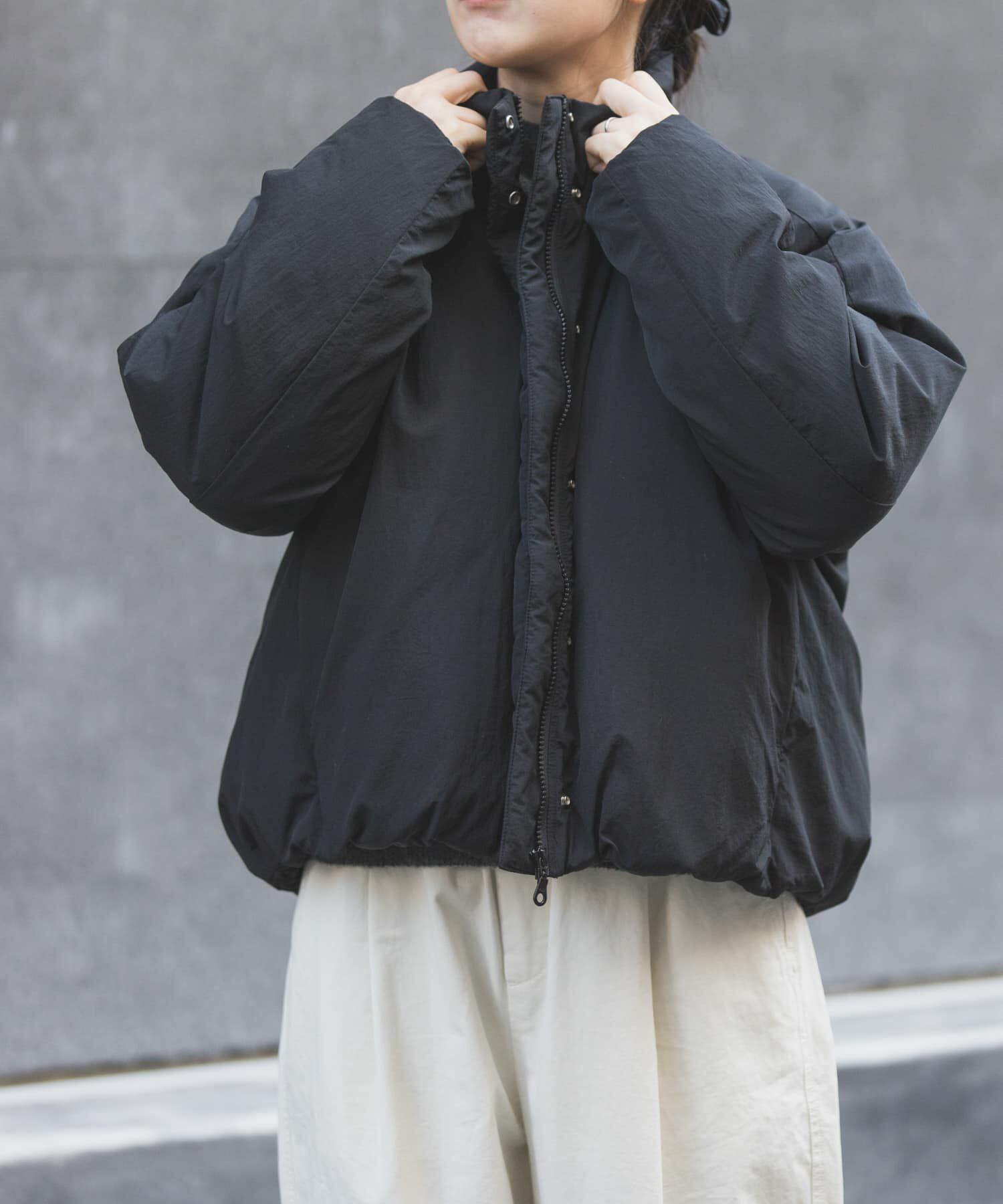 FORK&SPOON スタンドカラーダウンブルゾン（URBAN RESEARCH DOORS