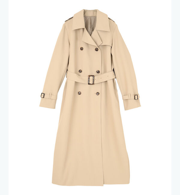 ur's「【星玲奈さんコラボアイテム】ダブルトレンチコート」|トレンチコート|