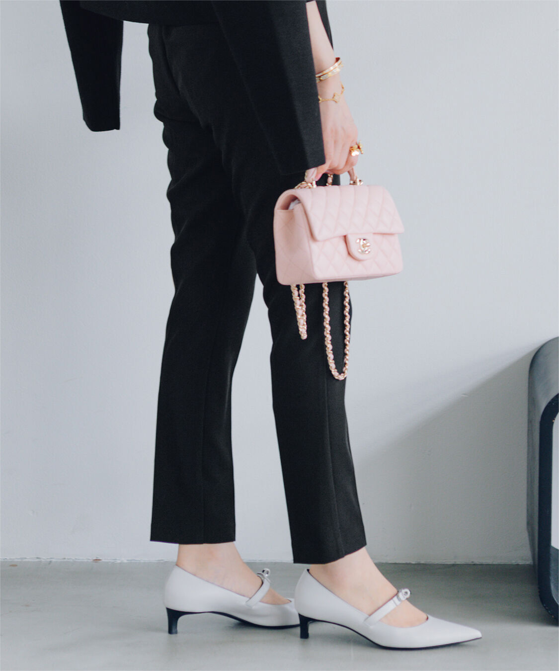 ur's「【星玲奈さんコラボアイテム】カラースティックパンツ」|スラックス|