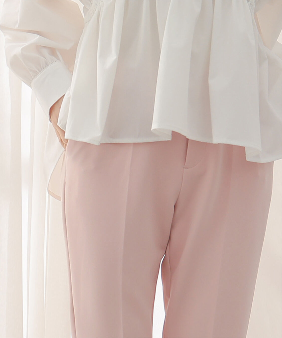 ur's「【星玲奈さんコラボアイテム】カラースティックパンツ」|スラックス|