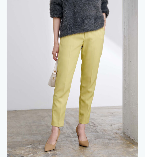 ur's「【星玲奈さんコラボアイテム】カラースティックパンツ」|スラックス|ピスタチオ