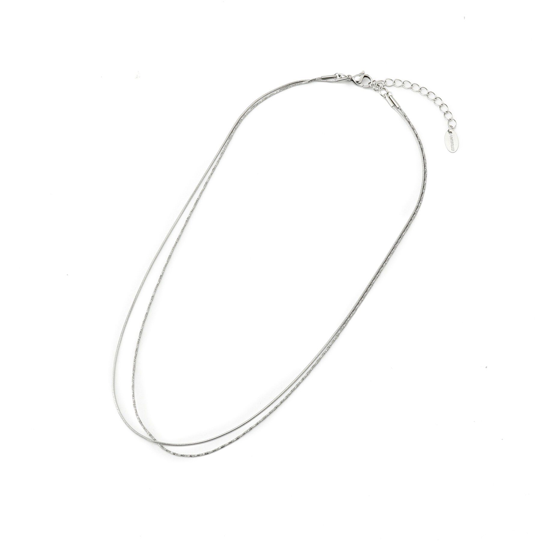 UNTITLED「【ステンレス】レイヤードチェーンネックレス」|ネックレス|