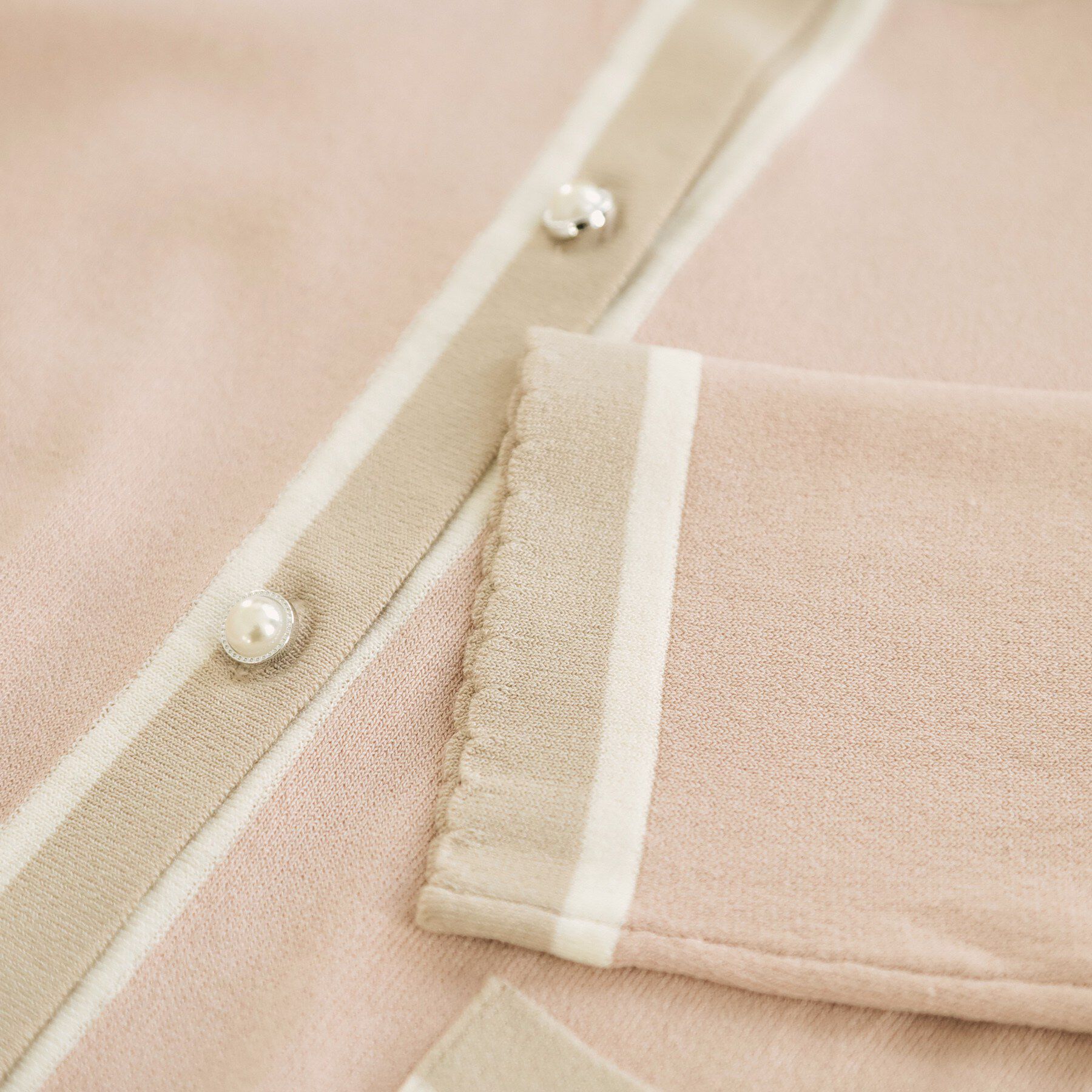 Couture broach「【洗える・着映え】SPRING配色カーディガン」|カーディガン|