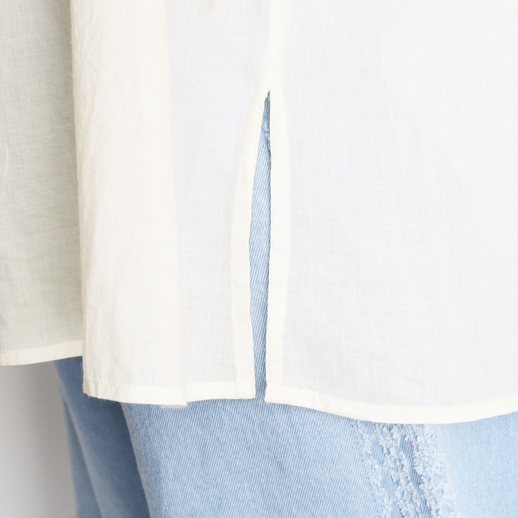 THE SHOP TK「袖刺繍コットンブラウス【洗える】」|シャツ・ブラウス|