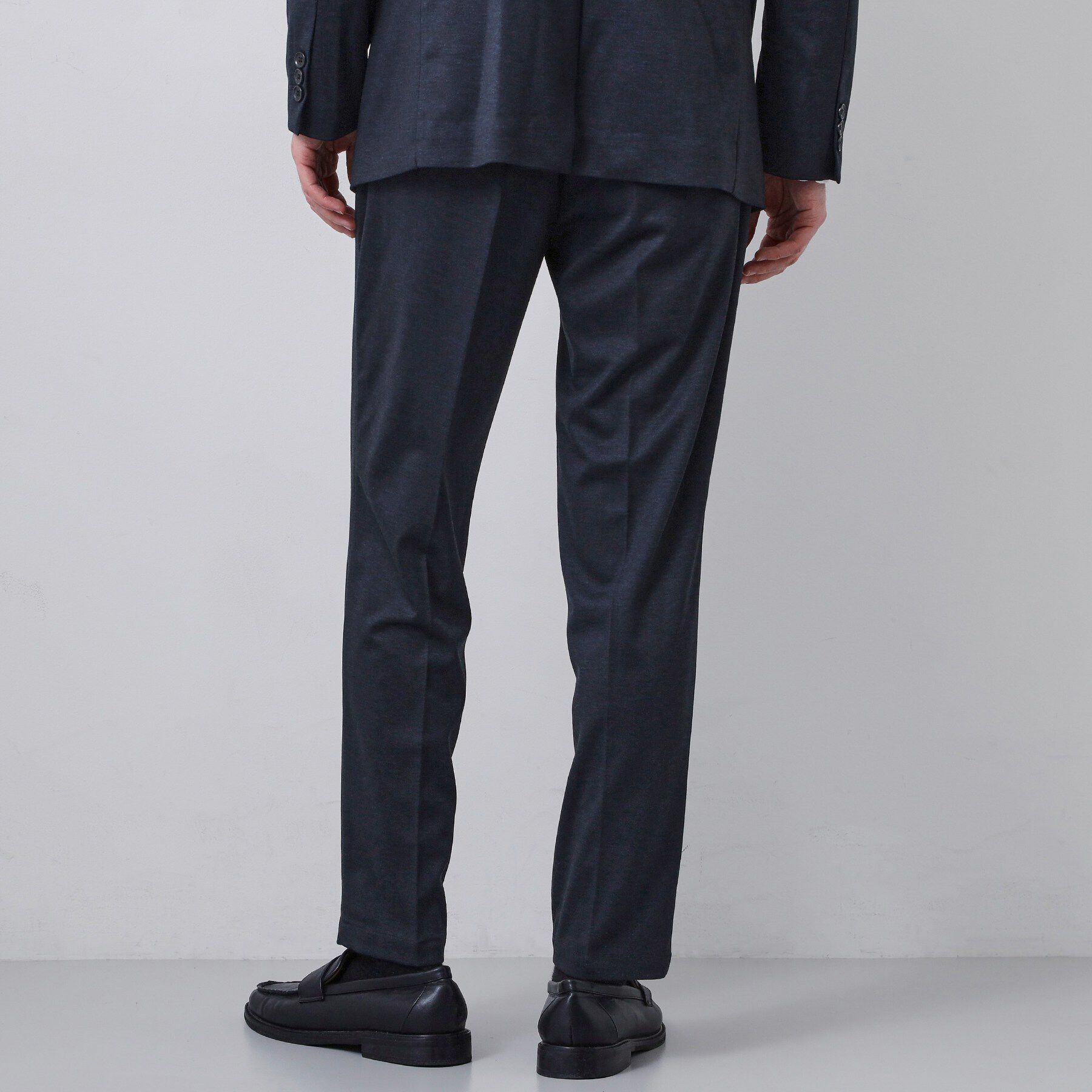 THE SHOP TK「【動きやすい、快適ビジネススラックス】TRジャージ スラックス　セットアップ可/洗濯機OK/ストレッ」|その他|