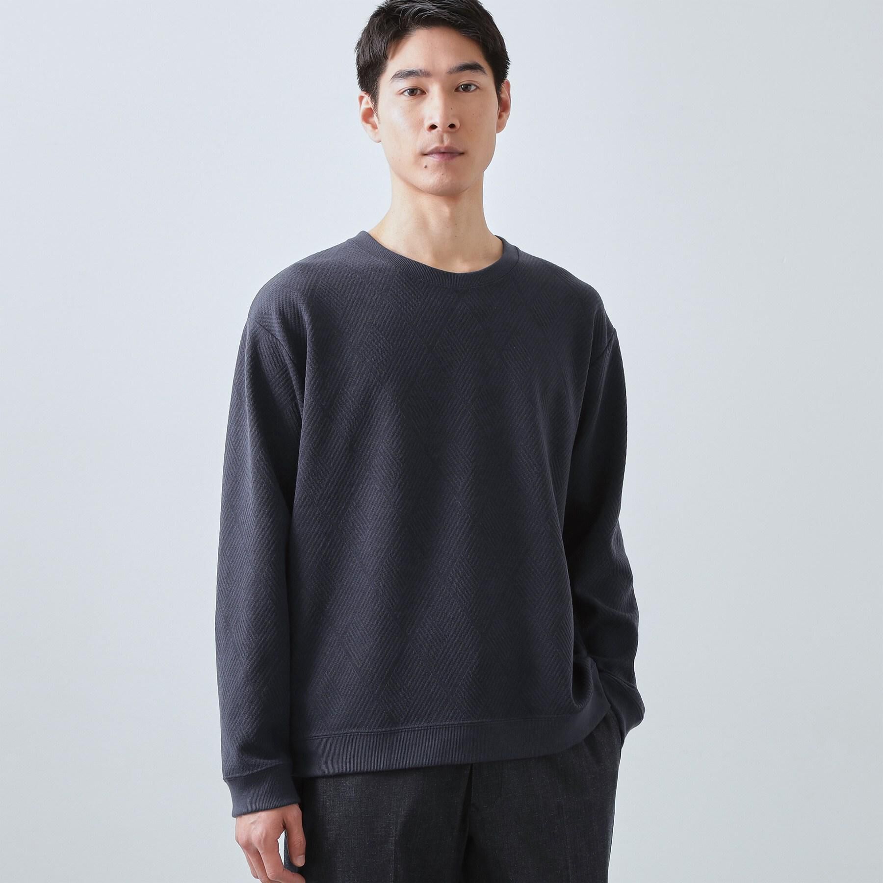 THE SHOP TK「【大人のデイリースタイルを格上げ】ジャカードリンクススウエット　洗濯機OK」|パーカー|