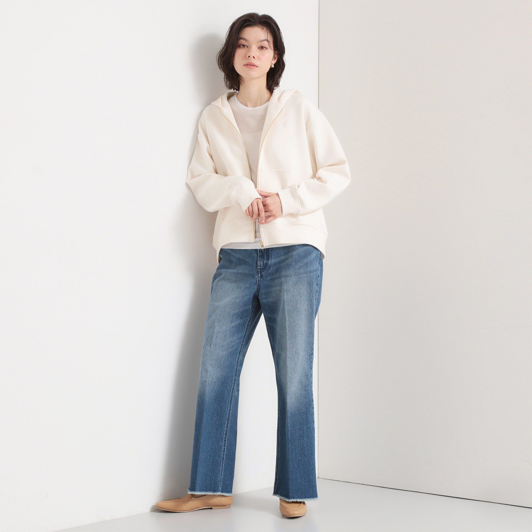 THE SHOP TK「ダンボールZIPパーカ」|パーカー|