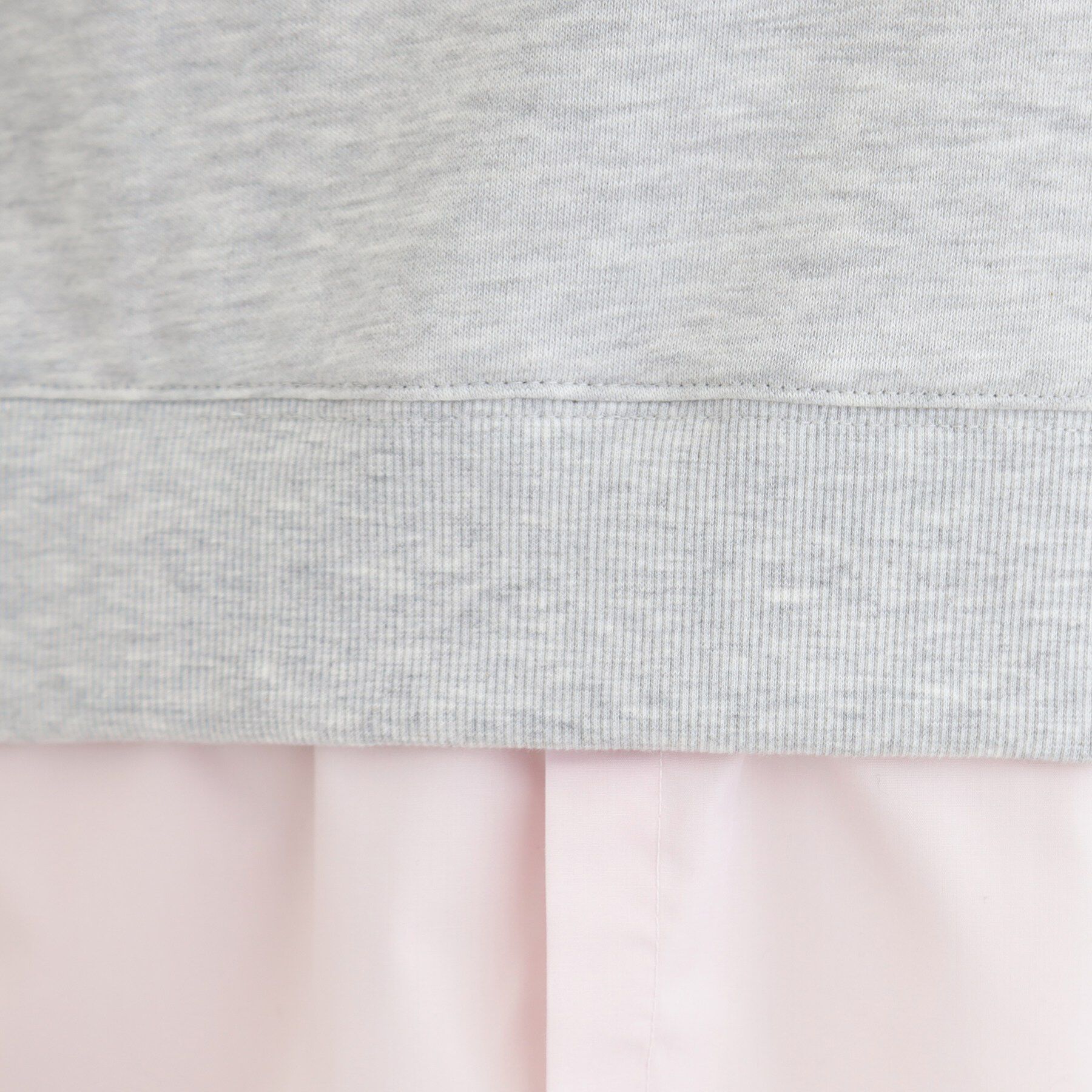 SHOO･LA･RUE「シャツレイヤード風 スウェット」|パーカー|