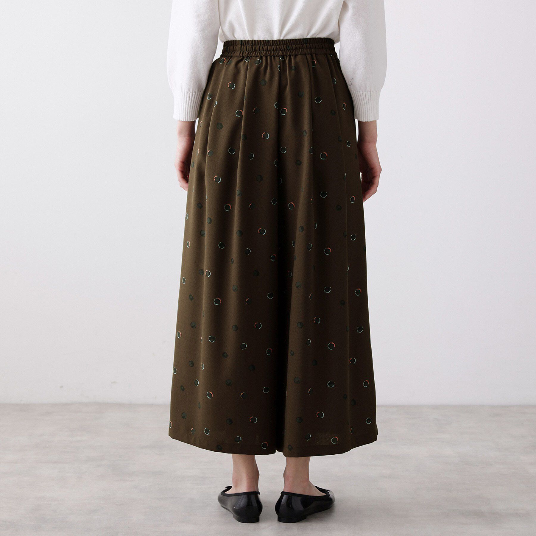 Dessin「【洗える】ドットワイドパンツ」|その他|