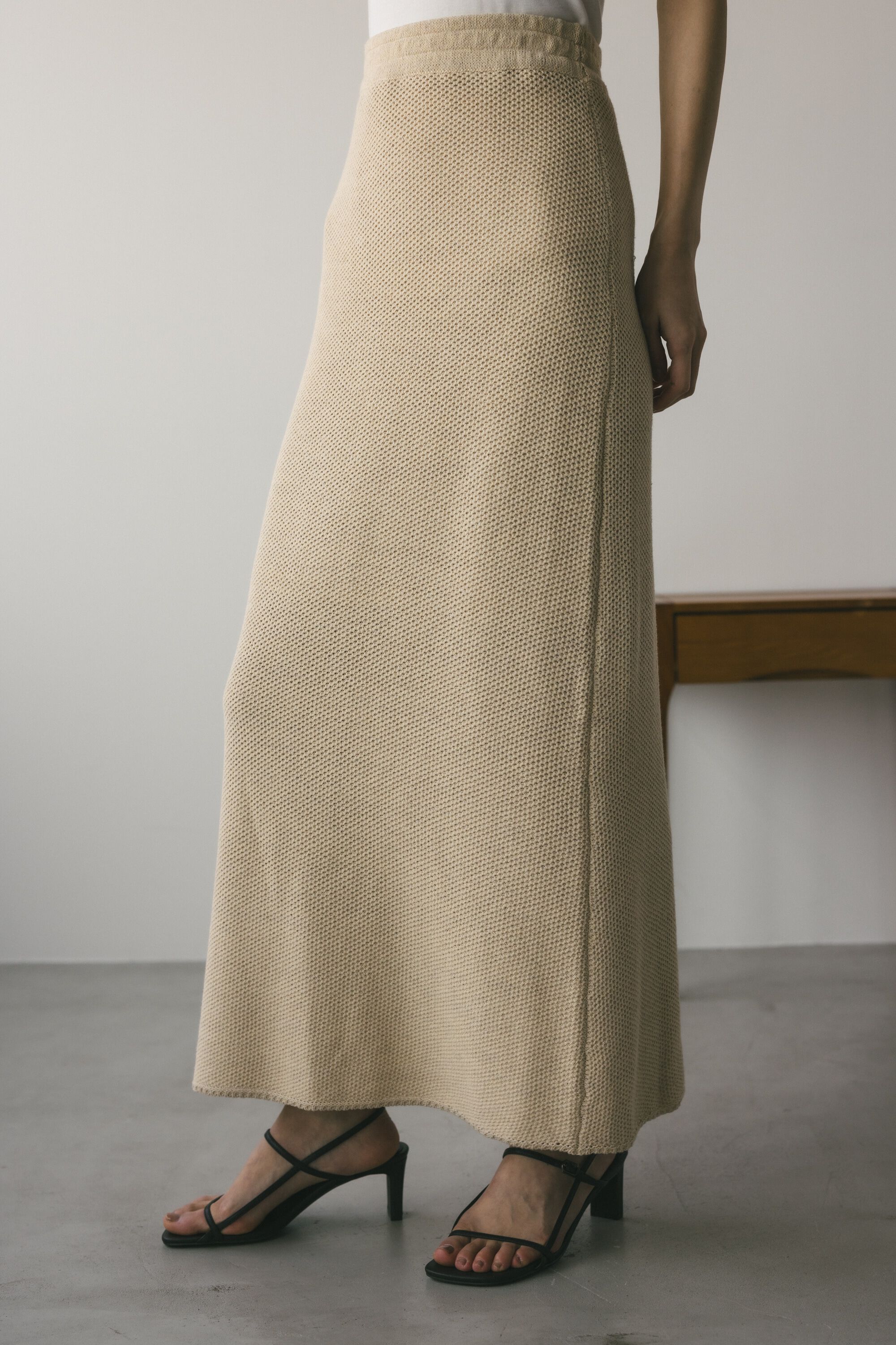 STYLEMIXER「リネンミックスニットスカート」|スカート|