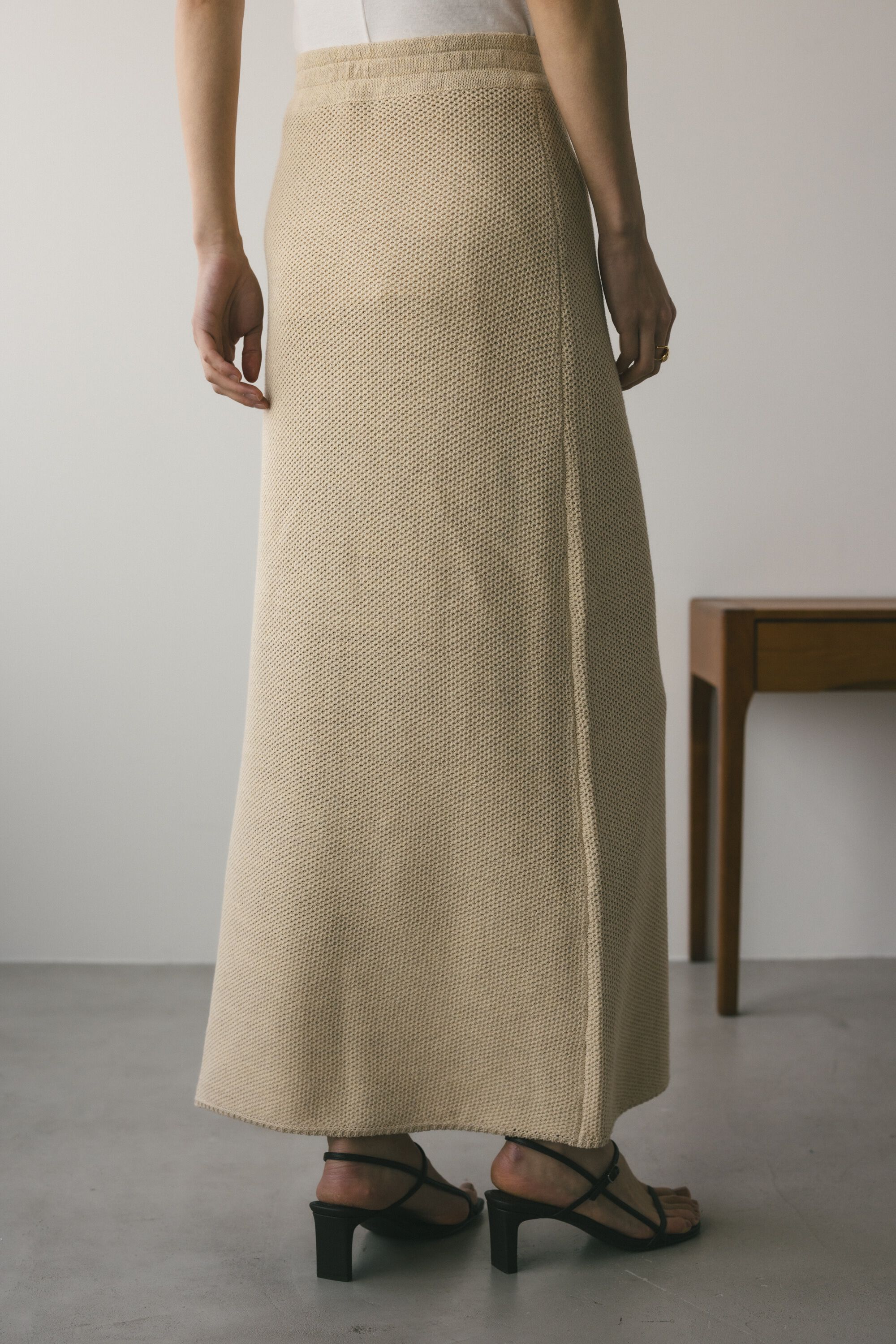 STYLEMIXER「リネンミックスニットスカート」|スカート|