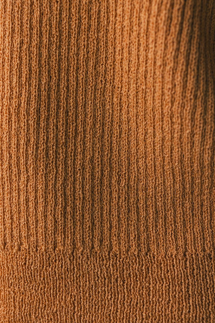 STYLEMIXER「レースアップリブニットトップ」|ニット・セーター|