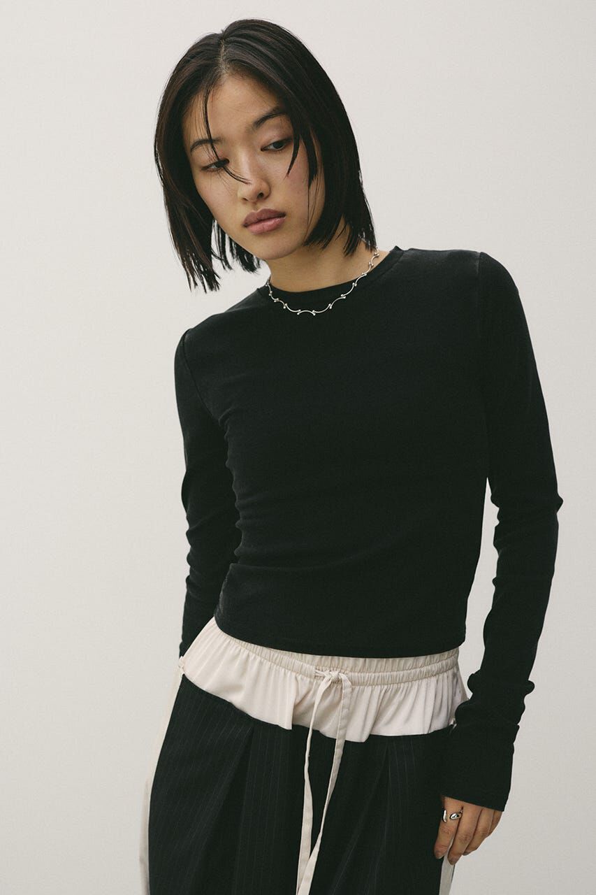 STYLEMIXER「パウダーブリーチトップ」|Tシャツ・カットソー|BLK