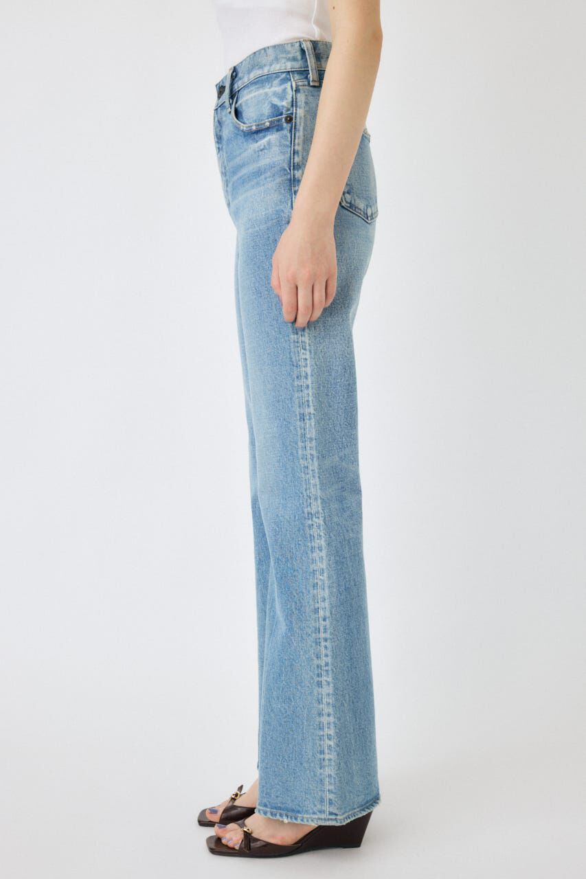 MOUSSY「MVS L/BLU FLARE(L)」|デニム|