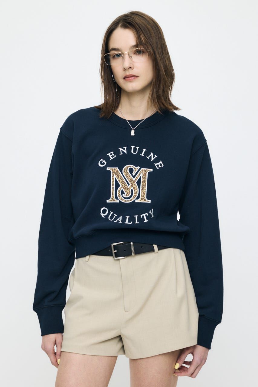 MOUSSY「MOUSSY MONOGRAM LOGO スウェット」|Tシャツ・カットソー|NVY