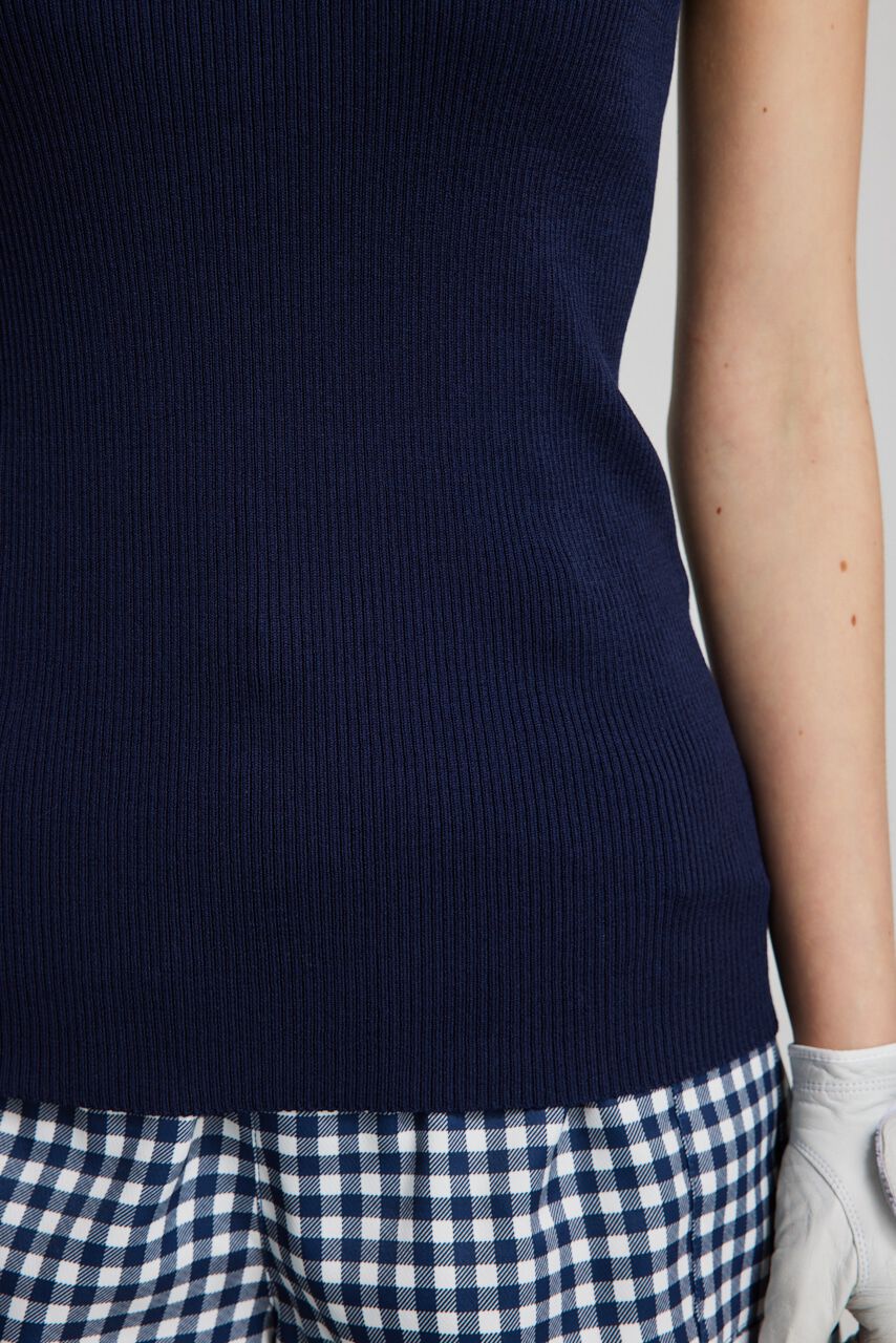 rienda「ノースリコンパクトニットTOP」|ニット・セーター|