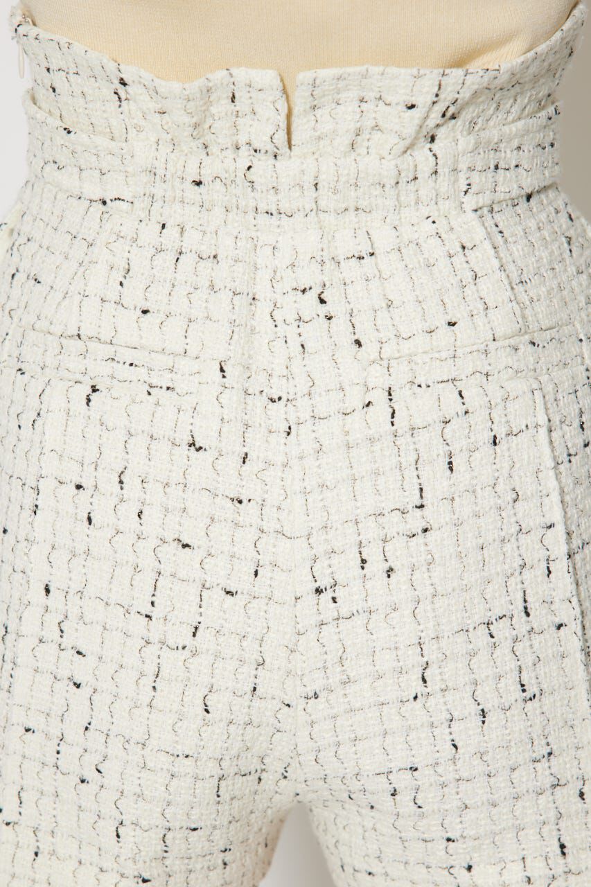 rienda「ハイウエストツイードショートパンツ」|その他|