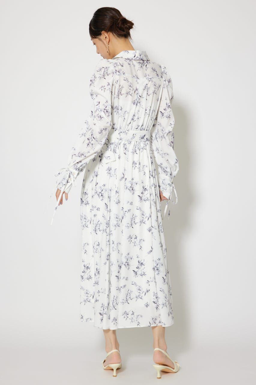 rienda「カシュクールフレアシャツワンピース」|ワンピース|