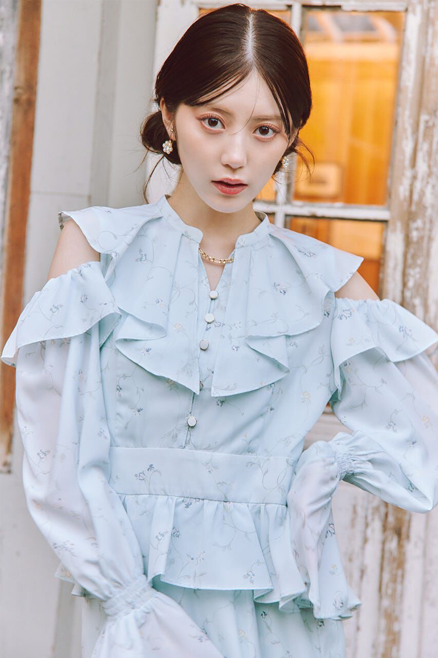 rienda「マーメイドフラワーワンピース」|ワンピース|