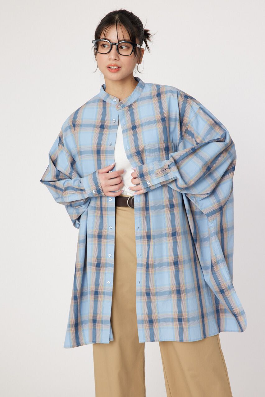 RODEO CROWNS「ドルマンボックスチュニックシャツ」|ワンピース|