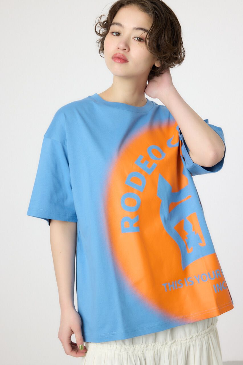 RODEO CROWNS「クラウン ハーフトーン Tシャツ」|Tシャツ・カットソー|