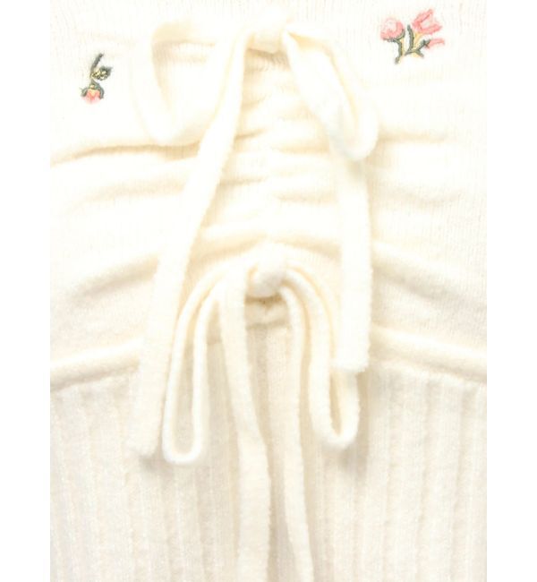 RESEXXY「フラワーエンブロイダリーニットトップス」|ニット・セーター|