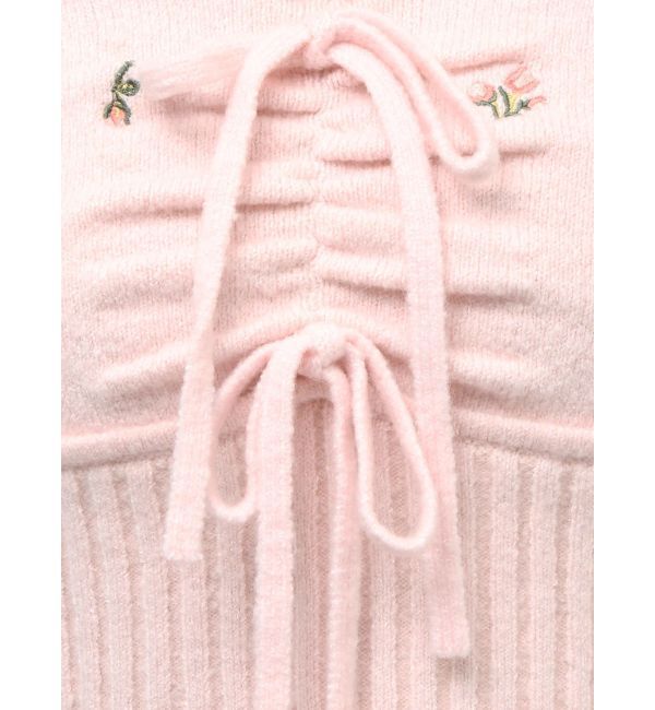 RESEXXY「フラワーエンブロイダリーニットトップス」|ニット・セーター|