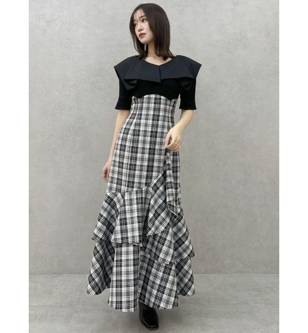 dazzlin「ラッフルマーメイドコンビワンピース」|ワンピース|