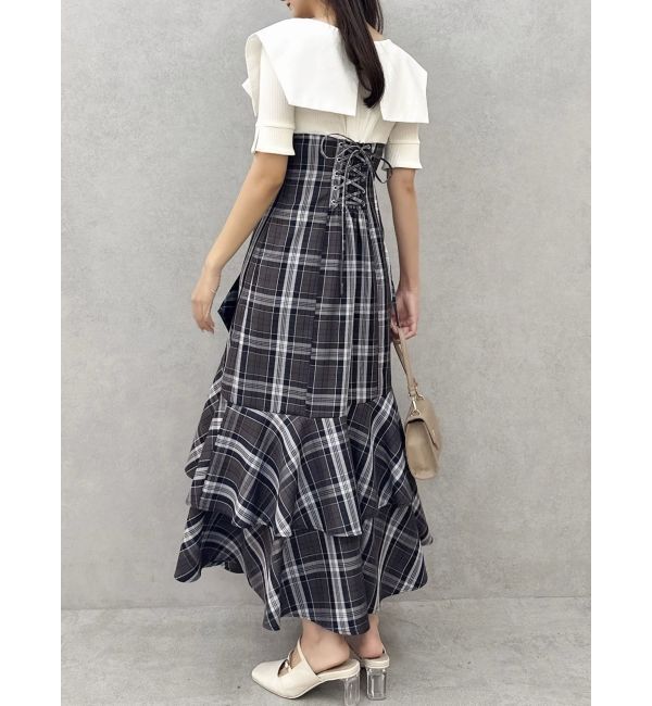 dazzlin「ラッフルマーメイドコンビワンピース」|ワンピース|