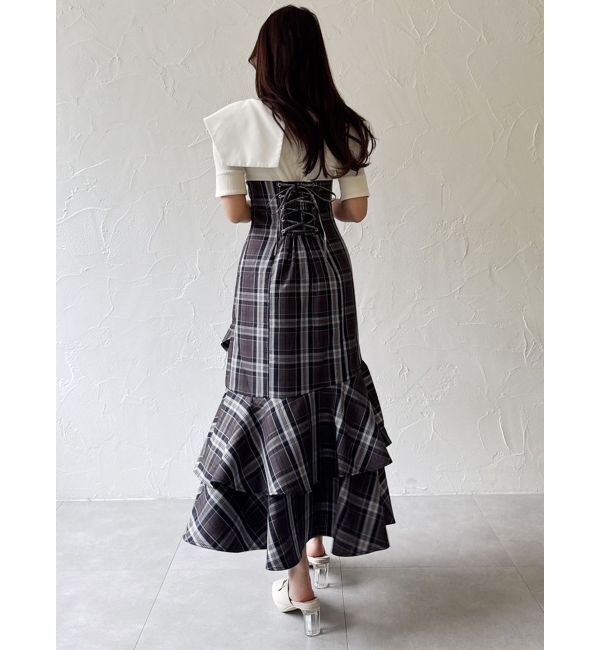 dazzlin「ラッフルマーメイドコンビワンピース」|ワンピース|