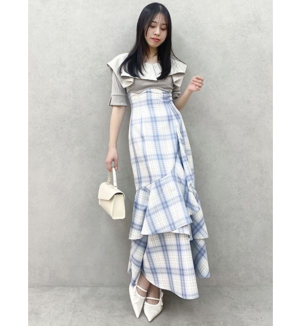 dazzlin「ラッフルマーメイドコンビワンピース」|ワンピース|