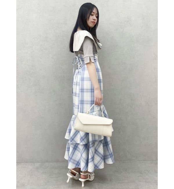 dazzlin「ラッフルマーメイドコンビワンピース」|ワンピース|