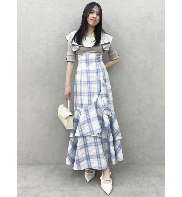 dazzlin「ラッフルマーメイドコンビワンピース」|ワンピース|