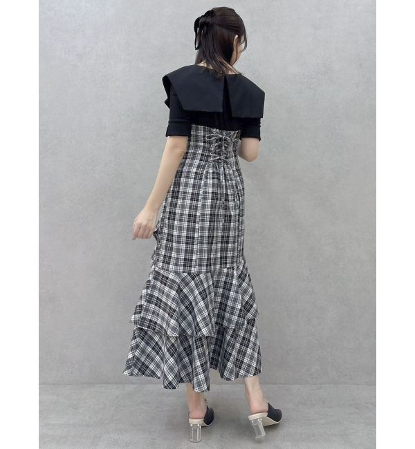 dazzlin「ラッフルマーメイドコンビワンピース」|ワンピース|