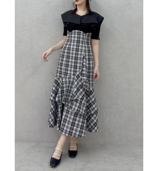 dazzlin「ラッフルマーメイドコンビワンピース」|ワンピース|