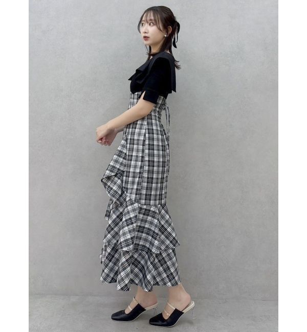 dazzlin「ラッフルマーメイドコンビワンピース」|ワンピース|