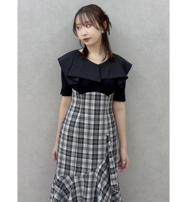 dazzlin「ラッフルマーメイドコンビワンピース」|ワンピース|