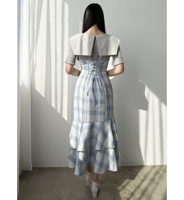 dazzlin「ラッフルマーメイドコンビワンピース」|ワンピース|