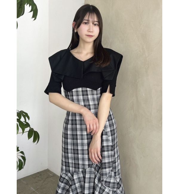 dazzlin「ラッフルマーメイドコンビワンピース」|ワンピース|