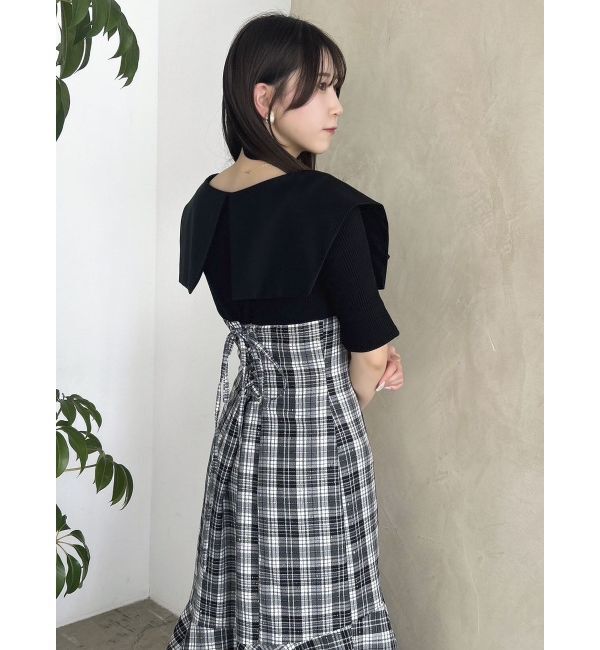 dazzlin「ラッフルマーメイドコンビワンピース」|ワンピース|