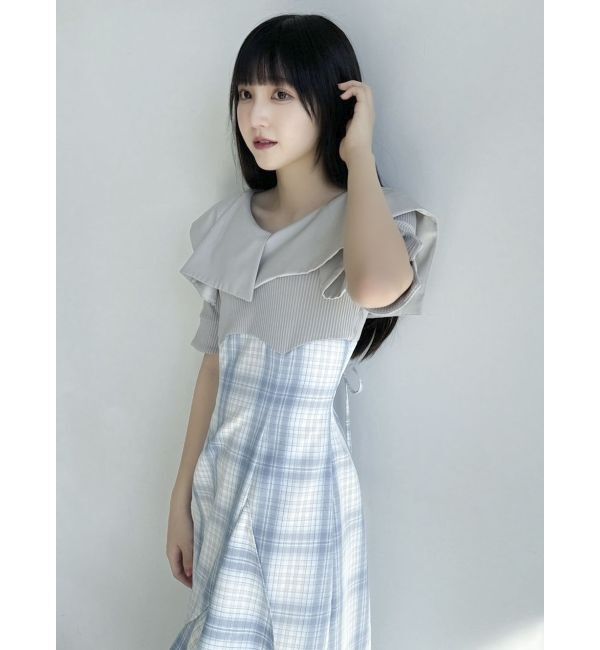 dazzlin「ラッフルマーメイドコンビワンピース」|ワンピース|